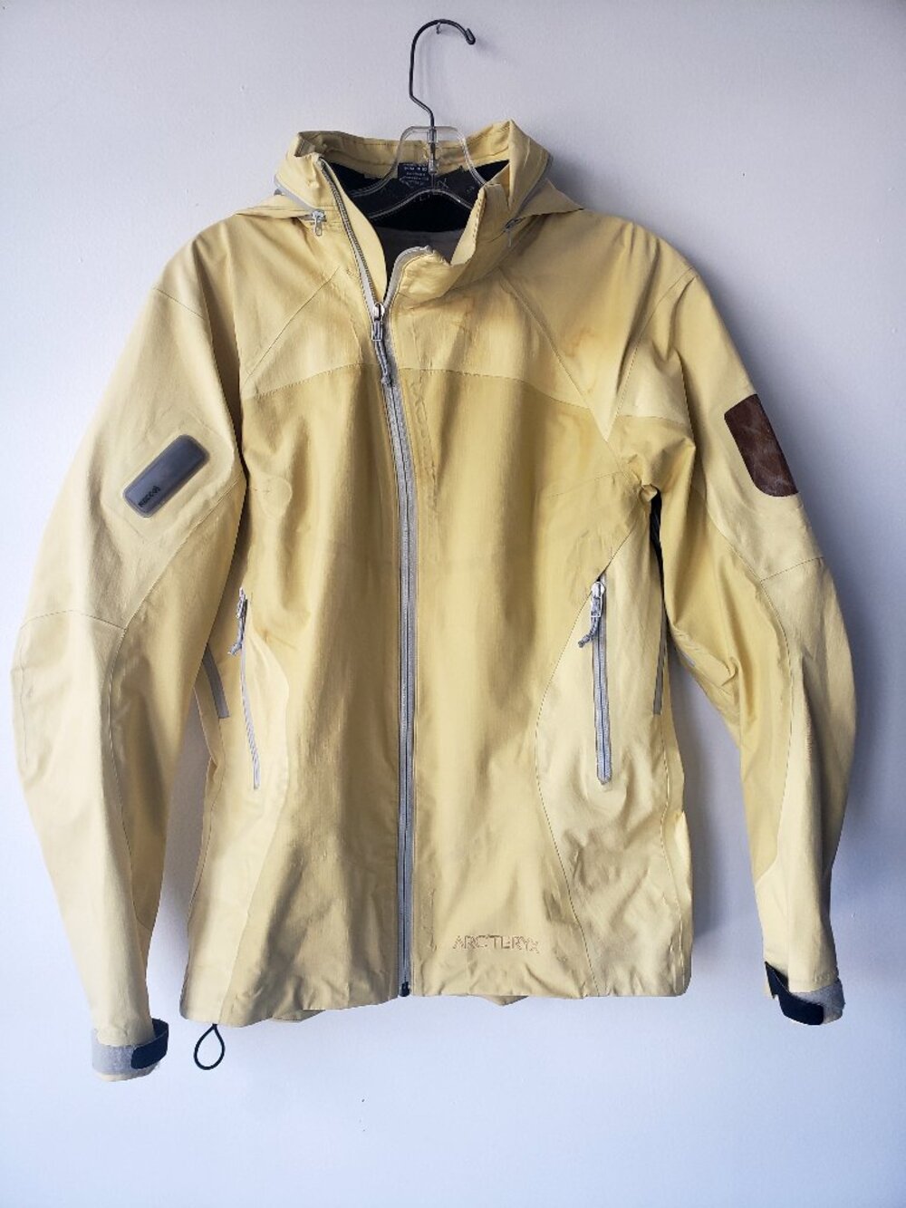 Vintage Arc'teryx Sidewinder AR Gore-Tex Recco Jacket Butter Yellow *read notes*
